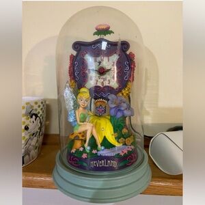 Disney Tinkerbell Themed Decorative Clock with Dome
